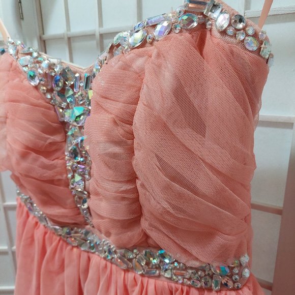 As U Wish Ombre Sequined Grad Dress - Picture 4 of 6